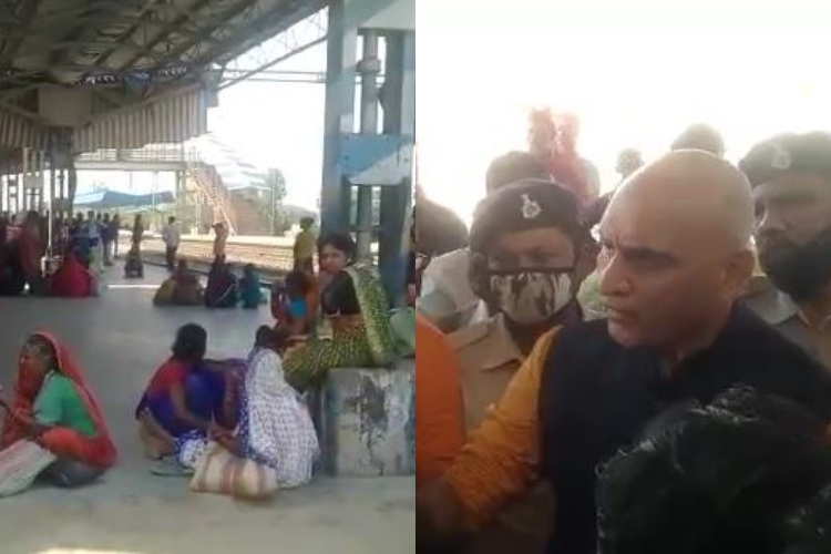 Seeing the condition of the railway station, the MP got angry Take stock of Lakhminia of Begusarai, questions have also been raised in Rajya Sabha