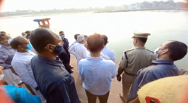 GANGA UDWAH YOJNA KI PRAGATI KA CM NE LIAYA JAIJA