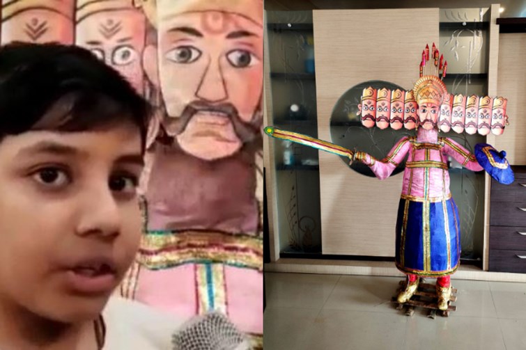 'Little Ravana' of 5 feet burnt in Ranchi, Morhabadi ground remained deserted for the second year too