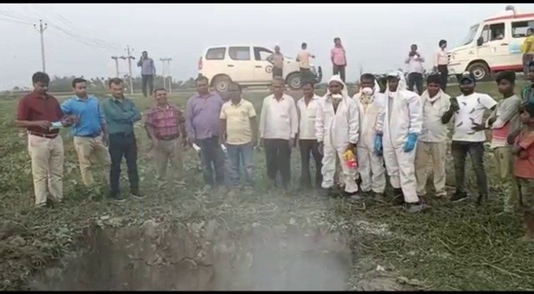 SUPAUL ME BIRD FLU KI PUTI  KE BAAD ACTION ME TEAM.