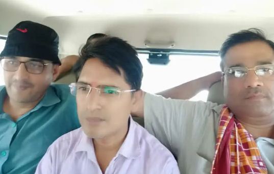 rishwat lete chakbandi vibhag ka clerk arest 