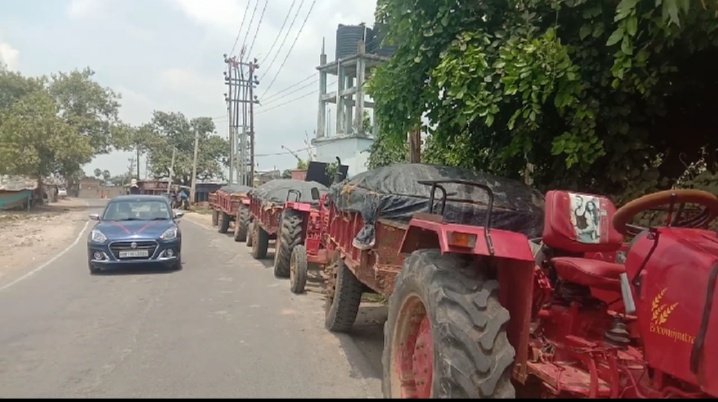 bhagalpur me khanan vibhag ki badi karwai