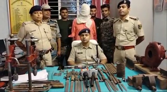 bhagalpur me gun factory ke udbhedan