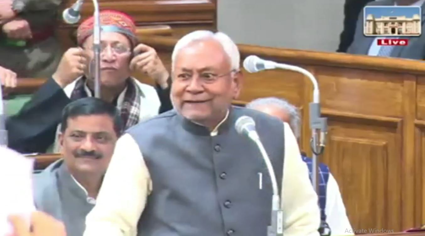 cm nitish ka shrab bandi per bada bayan 