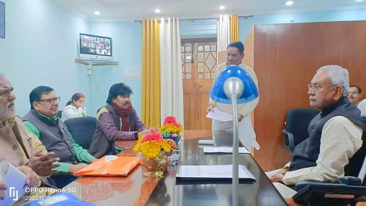 cpi ml pahucha cm nitish ke pass