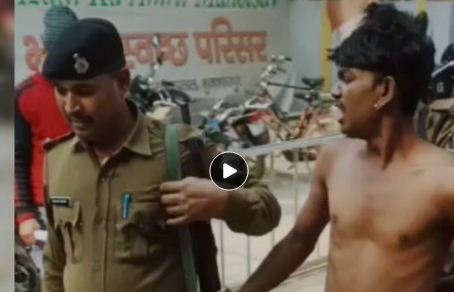 CHOR KE peeche daudti bhagti najar aai police 