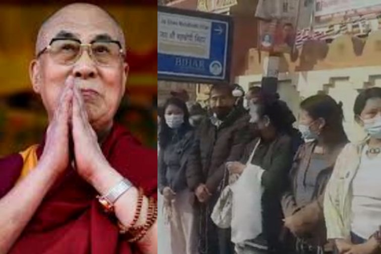 dalai lama pahuche bodhgaya 