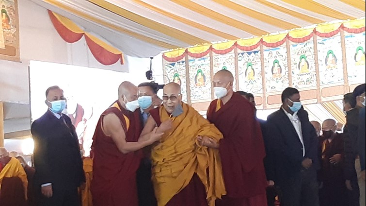 baoddh dharm guru dalai lama ke updesh se gunji buddhnagri 