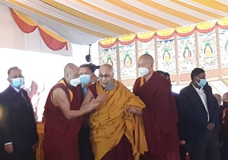 baoddh dharm guru dalai lama ke updesh se gunji buddhnagri 