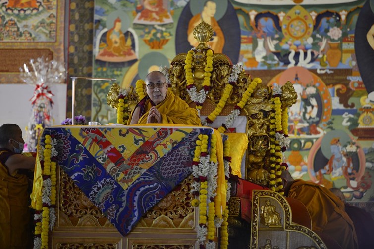 dalai lama bodhgaya me diya updesh 