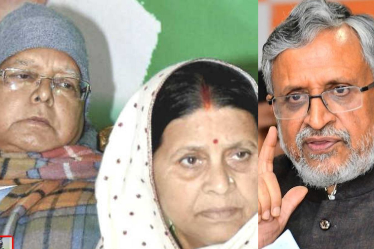 rabadi devi ke apman par bhadk gye sushil modi