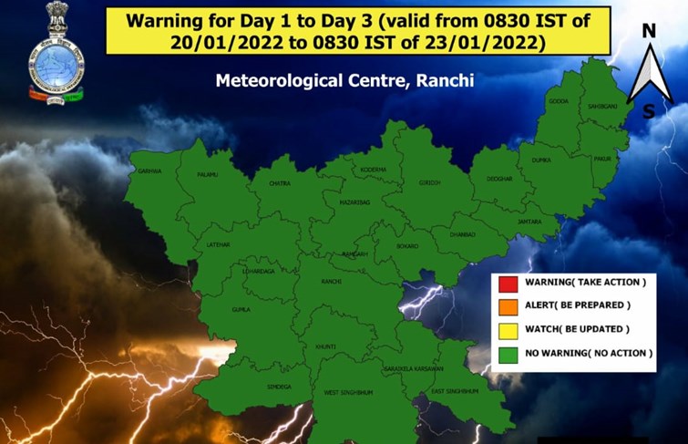 Jharkhand Weather Report