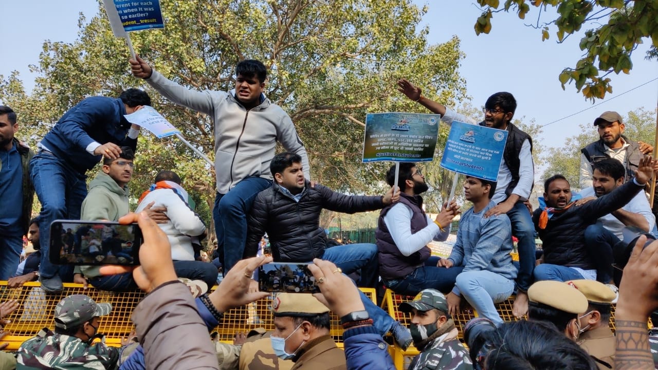 RRB-NTPC ANDOLAN BIHAR SE DELHI TAK PAHUCHA