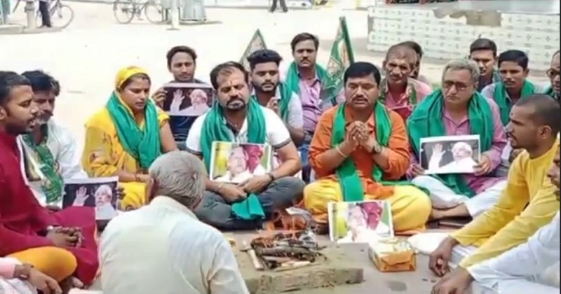 darbhanga shyama mai mandir puja hawan for lalu