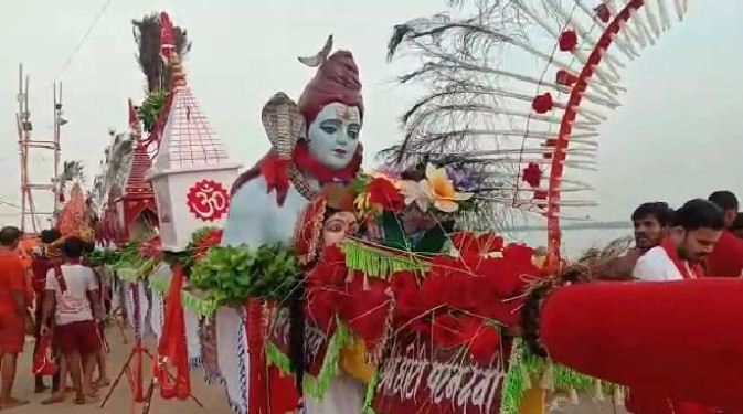 54 feet ka kanwar lekar rawana huye shivbhakt 