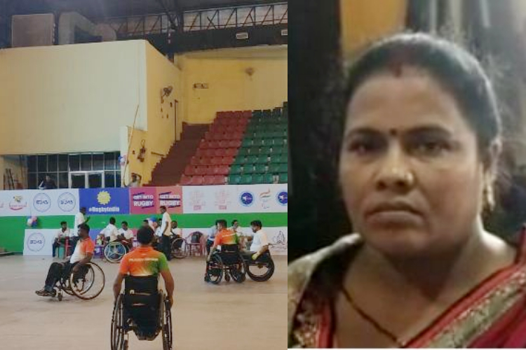 bete ke liye wheelchair mang rhi maa