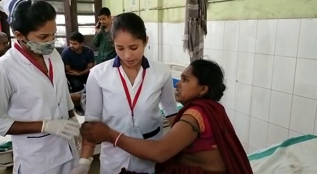 khana banane ke dauran cylinder me lagi aag.