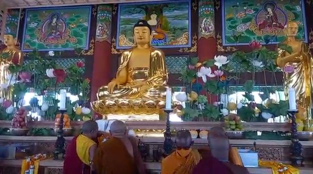 bodhgya me korean buddhisht temple ka udghatan 