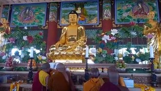 bodhgya me korean buddhisht temple ka udghatan 