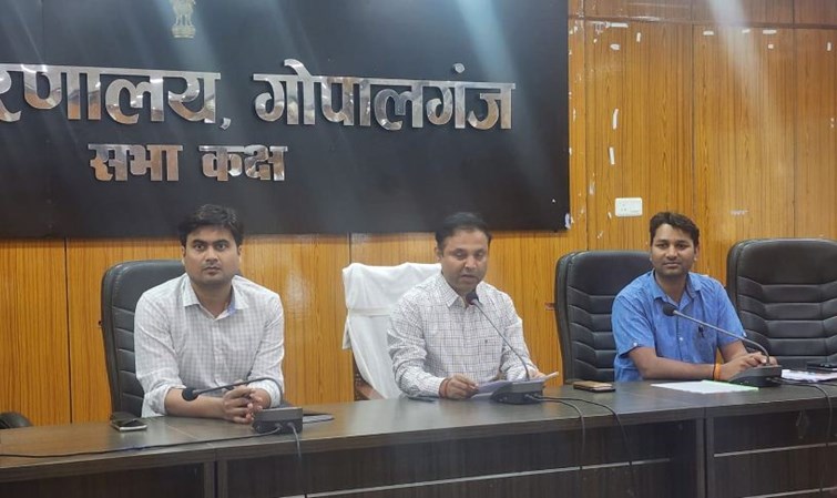gopalganj upchunav ko lekar prashasan musaid 