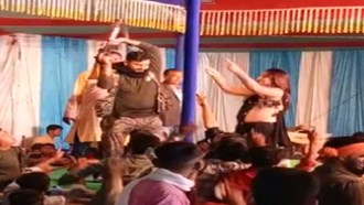 munger Jawan suspended for dancing with Bar Bala