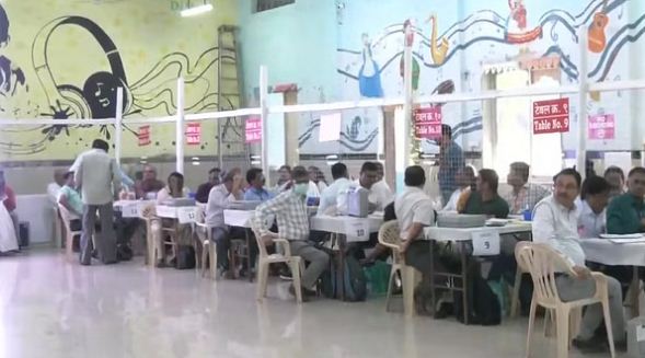 bihar upchunav ke liye counting jari 