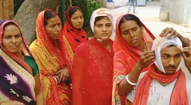 THE YOUTH BEAT UP THE WHOLE FAMILY FOR REFUSING TO DRINK ALCOHOL IN BEGUSARAI.