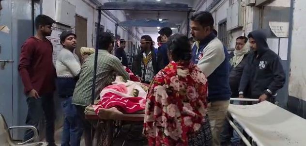 nawada me thele par swasthya vyavastha 