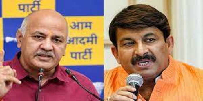manoj tiwari par manish shisodia ka arop