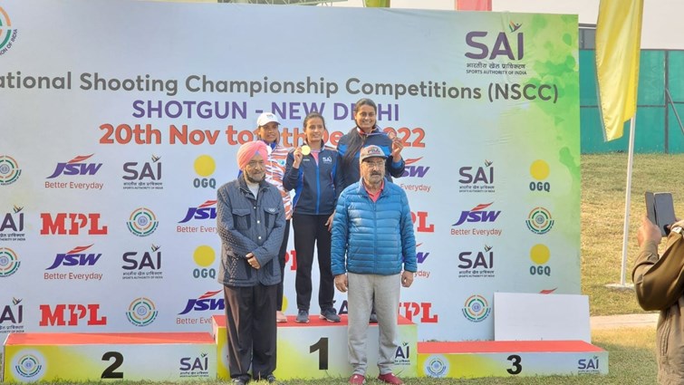 shreshi singh bihar jamui mla bronze medal national shooting championship 