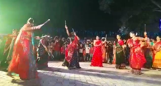 dandiya nights par thirka begusarai 