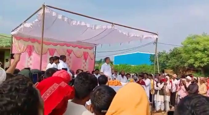 kaimur me garje purv mantri sudhakar singh 