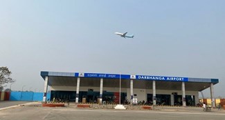 darbhanga airport run way 24 acre jamin adhigrahan