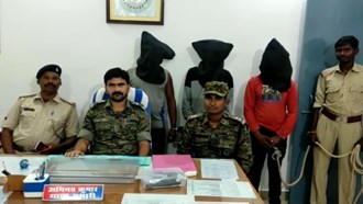 three criminals arrested with arms in lohardaga 