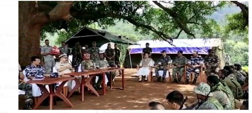 crpf ke dg pahuche burha pahar 