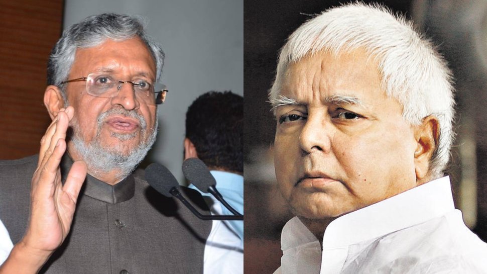 LALU PAR JAMKAR BARSEY SUSHIL MODI