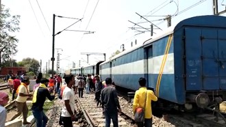 BREAKING Goods train derailed near Dumraon station of BUXAR, rail operations disrupted.