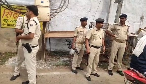 biharsharif me jordar dhamaka mauke par pahuche sp 