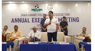 jharkhand football asociation ka warshik aam baithak sampanna 