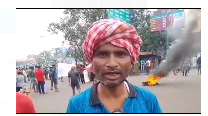 dhananjay yadav ki hatya ke virodh mai jamkar bawaal 