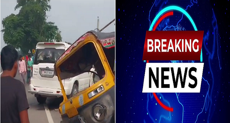 madhepura me road accident me 4 ki dardnak maut 