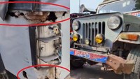 high-tech bihar police ki khatara gypsy, aurangabad nagar thana ke jawan kar rhe roj sawari 