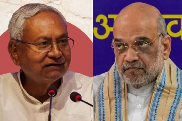 nda se alag hone ke bad amit shah nitish kumar ki pahli mulakat, aankhien hogi char to niklegi kya koi raah 