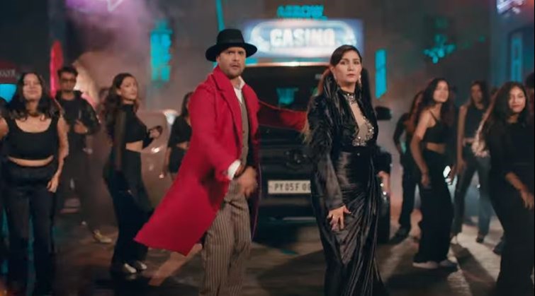 khesarilal ne sapna chaudhary sang haryanvi song par machaya dhamal gana viral 
