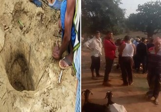  Innocent girl lost the battle of life and fell into the borewell.