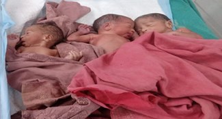  Woman gives birth to three children simultaneously IN JAMUI BIHAR