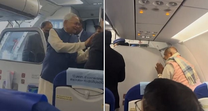 ..When CM Nitish and Manjhi met in the flight, know what happened