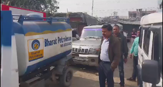 Transportation of liquor from oil tanker, excise department took action..