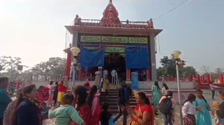 maa shyama mai mandir me bali pratha shuru, nyas samiti ne kuch badlav ke bad liya faisla 