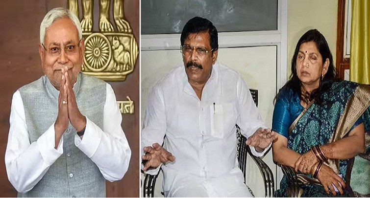  Anand Mohan arrived to meet Chief Minister Nitish Kumar